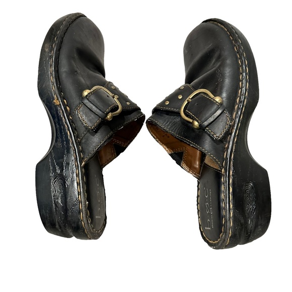 BOC Born Concepts Shoes Women Mules Clogs Leather Black 11 - Picture 11 of 11